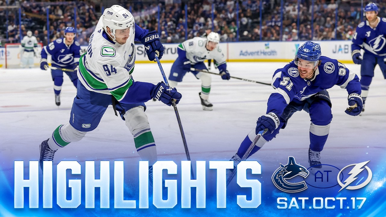 Game in 10 | Vancouver Canucks at Tampa Bay Lightning Highlights (Oct 17 2026)