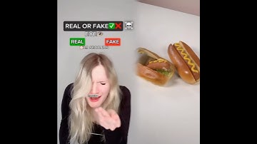 PART5 #pov For population control what objects are real or fake.. #foryou #funny #viral #acting