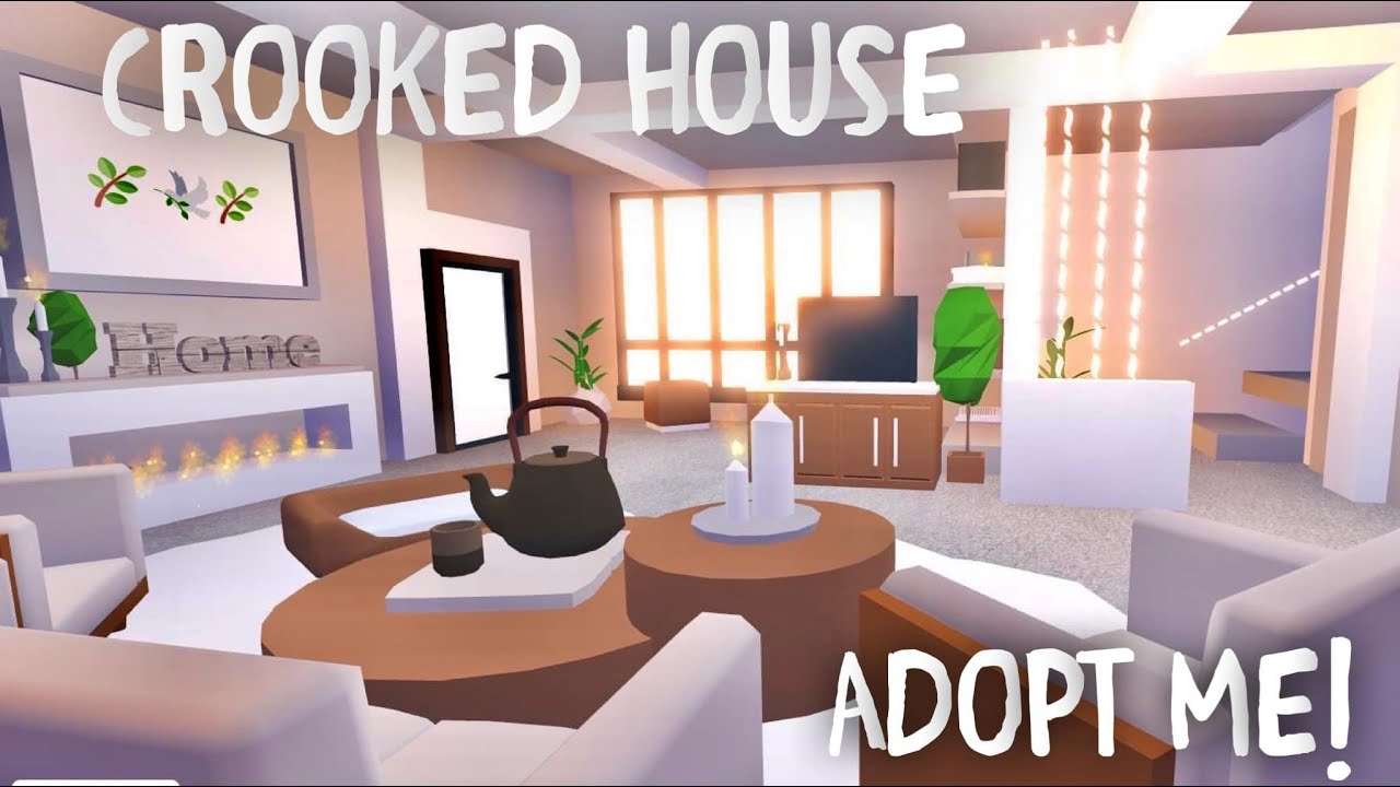 Adopt Me! Crooked House - Full House Speed Build And Tour - Youtube