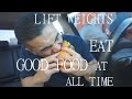 QT| EAT GOOD AT ALL TIMES| OVER HEAD PRESS