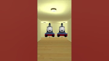Can Scary Train Nextbots Catch Thomas in Gmod Hotel? #shorts