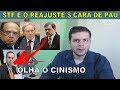 STF e o reajuste salarial: Ministro cínico justifica seu voto