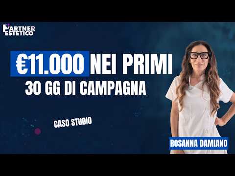 Rosanna Damiano, titolare di centro estetico: €11.000 nei primi 30 giorni di campagna