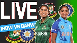 🔴 LIVE | India Women vs Bangladesh Women Live | IND-W vs BAN-W 5TH T20 Live