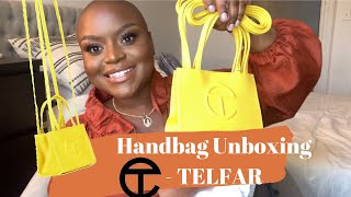 Yellow Telfar  Black bag outfit, Outfits for mexico, Yellow bag