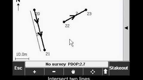 Offset and Intersection in Trimble Access