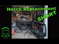 Replaced hatch on the XJ
