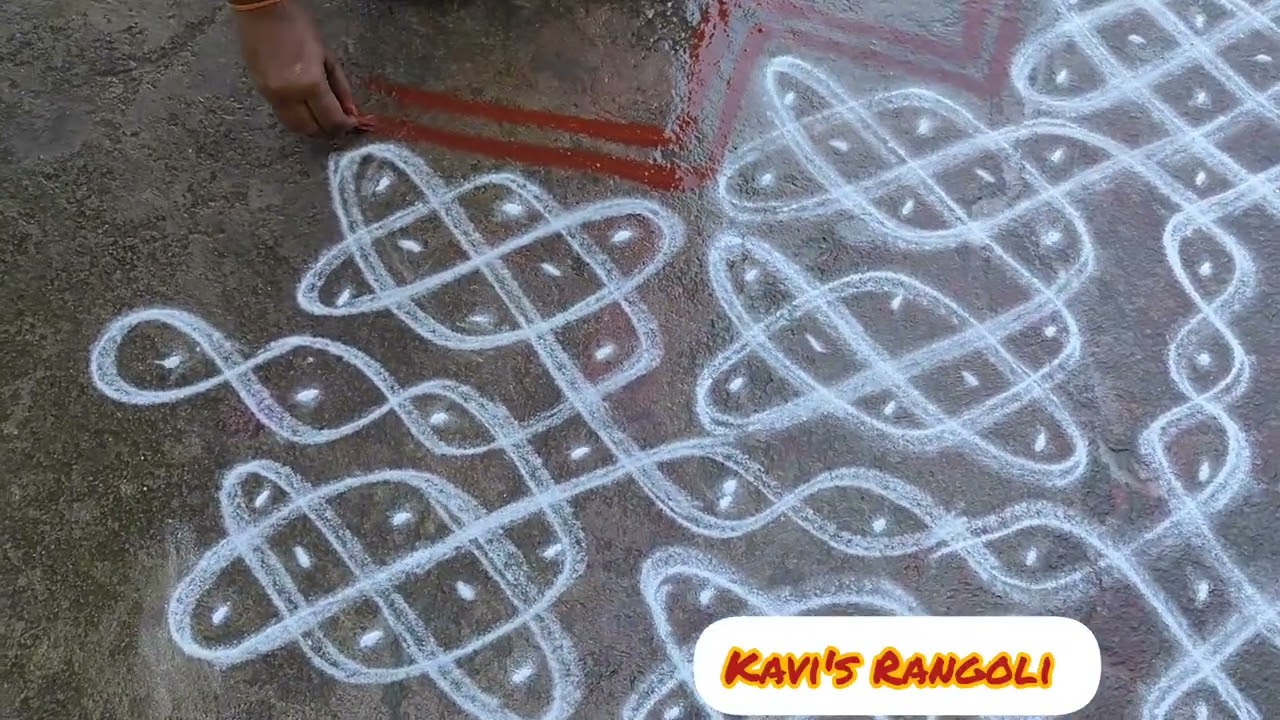 அழகான புள்ளி கோலம்!!✨