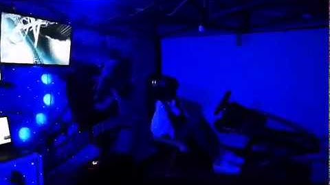 Screaming in VR motion simulator - NoLimits 2 Roller Coaster