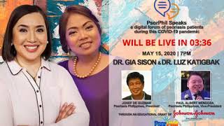 PsorPhil Speaks with Dr. Luz Katigbak & Dr. Gia Sison