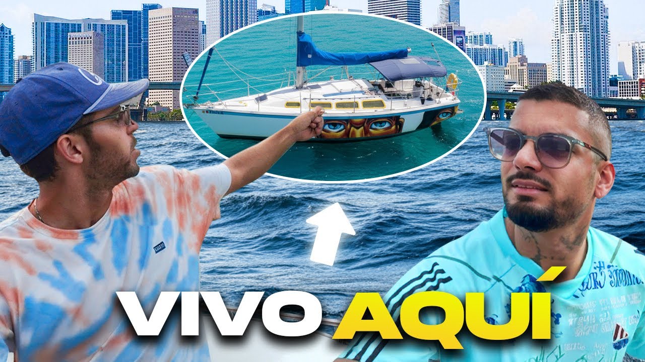 VIVIR en un BARCO en MIAMI… la nueva forma de escapar de la renta 