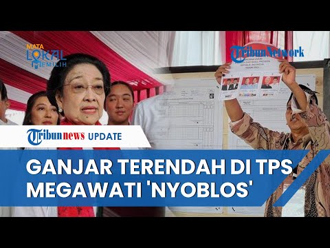 Ganjar-Mahfud TERENDAH di TPS Tempat Megawati Mencoblos, Anies-Imin Justru Unggul Disusul Paslon 02