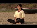 Sukhasana  yoga posture for stress relief  strengthens muscles of the back  improves body posture