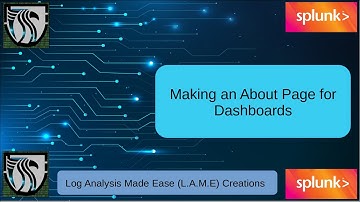 How to Create and Maintain Dashboard Documentation Within Splunk