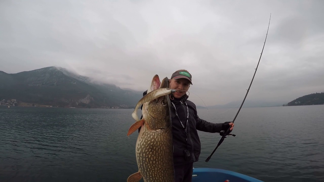 Gros brochet du lac d'Annecy Will et Tof YouTube