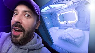 je teste un ho?tel du futur (hotel capsule)