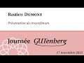 Journée GUTenberg, nov. 2023, Bastien Dumont, crossrefenum