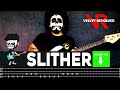 【VELVET REVOLVER】[ Slither ] cover by Cesar | LESSON | BASS TAB