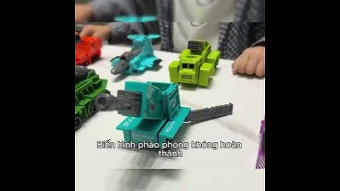 Robot số 0-9 biến hình cỡ lớn 🔢🤖 link ở phần mô tả