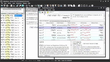 Comparing Greek and Hebrew Text with the Parallel Hebrew LXX Module   BW10