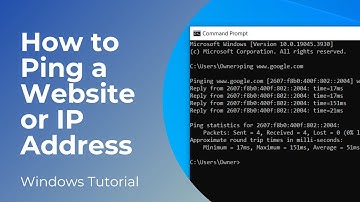 How to Ping a Website or IP Address Using Command Prompt