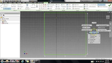 Drawing a cube Autodesk Inventor