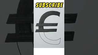 How To Draw A Euro Symbol Currency Symbol Drawings Step By Step