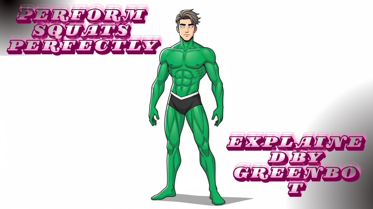 Squat Tutorial in 7 Seconds | Muscle Activation Animated Guide