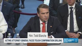 Acting attorney general faces tough confirmation grilling