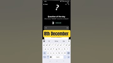 Dropee daily combo Question today | droope daily combo 8 December 2025 | Dropee l #dropeeairdropp