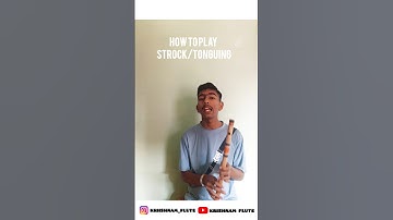 How to use tongue in playing flute/strokes #bansuri #flute #bansuriflute #fluteplayer #flutetutorial