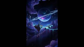 Epic Floating Islands Orbiting Glowing Ringed Planet – Ultimate Fantasy World