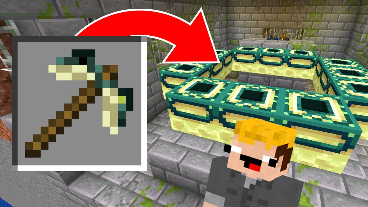 Minecraft but Pickaxes Spawn Structures! [derpbro]