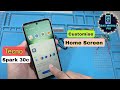 Tecno Spark 30C Home Screen Customize | Change Layout & Icons