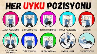Tüm Uyku Pozisyonları ve Etkileri Açıklanıyor