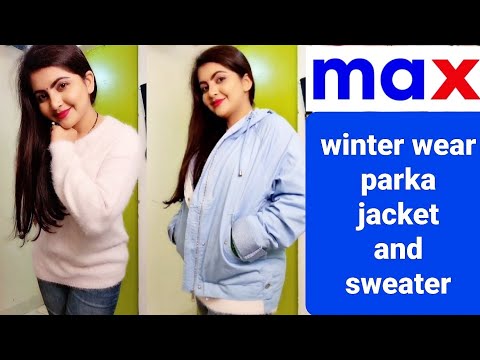 Max shopping haul | RARA | winter wear | stylish parka jackets for winters | ultra soft sweater