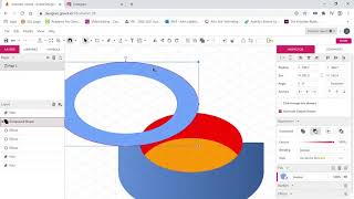Round Isometric Shapes in Gravit Designer