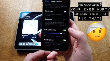 How to minimize Headaches, Migraines & Eye Strains when reading on an iPhone or iPad (Android too)