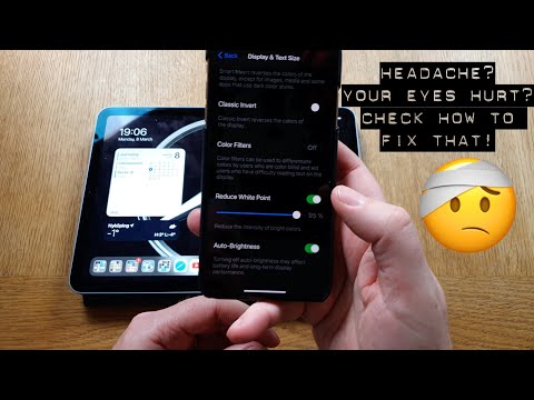 How to minimize Headaches, Migraines & Eye Strains when reading on an iPhone or iPad (Android too)