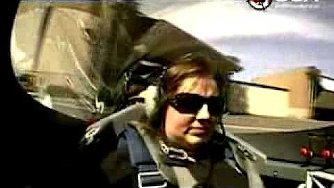 Angela from Daffron Marketing Fly'in High with Sky Combat Ace