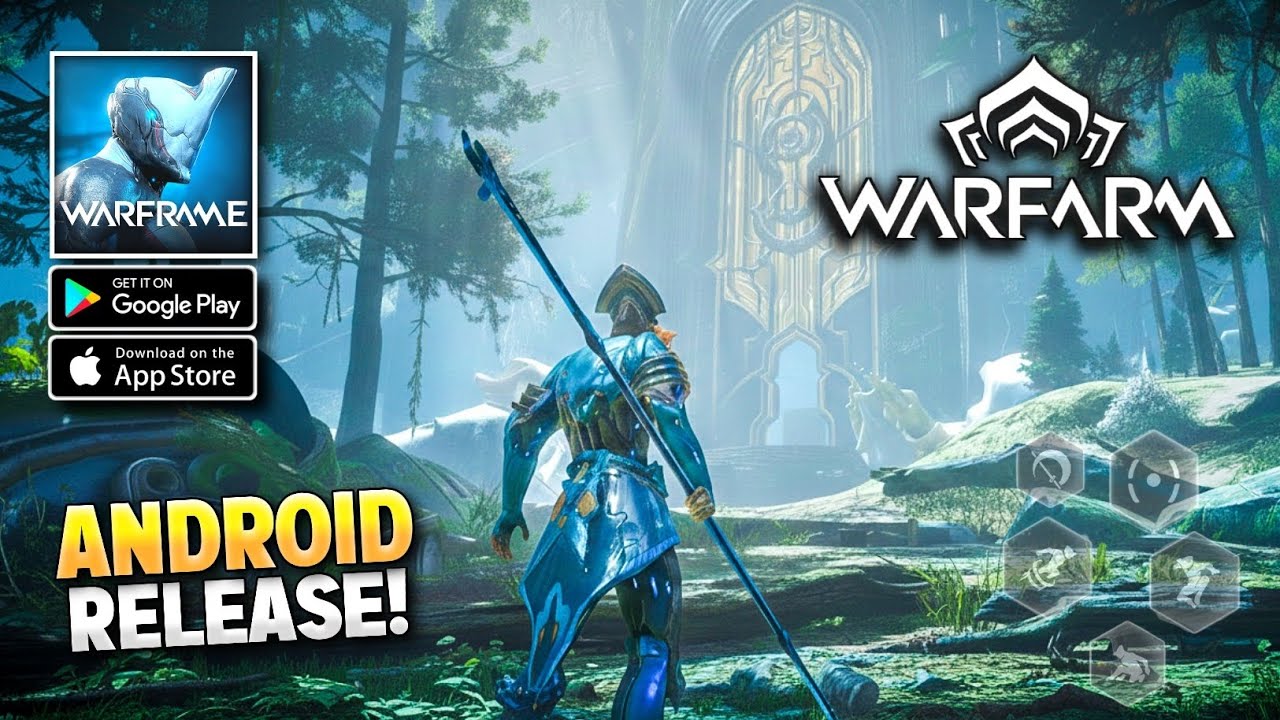 Геймплей Warframe на мобильных устройствах | Релиз на Android | Управление с мобильного контроллера