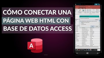 Cómo Conectar una Página Web HTML con una Base de Datos en Access