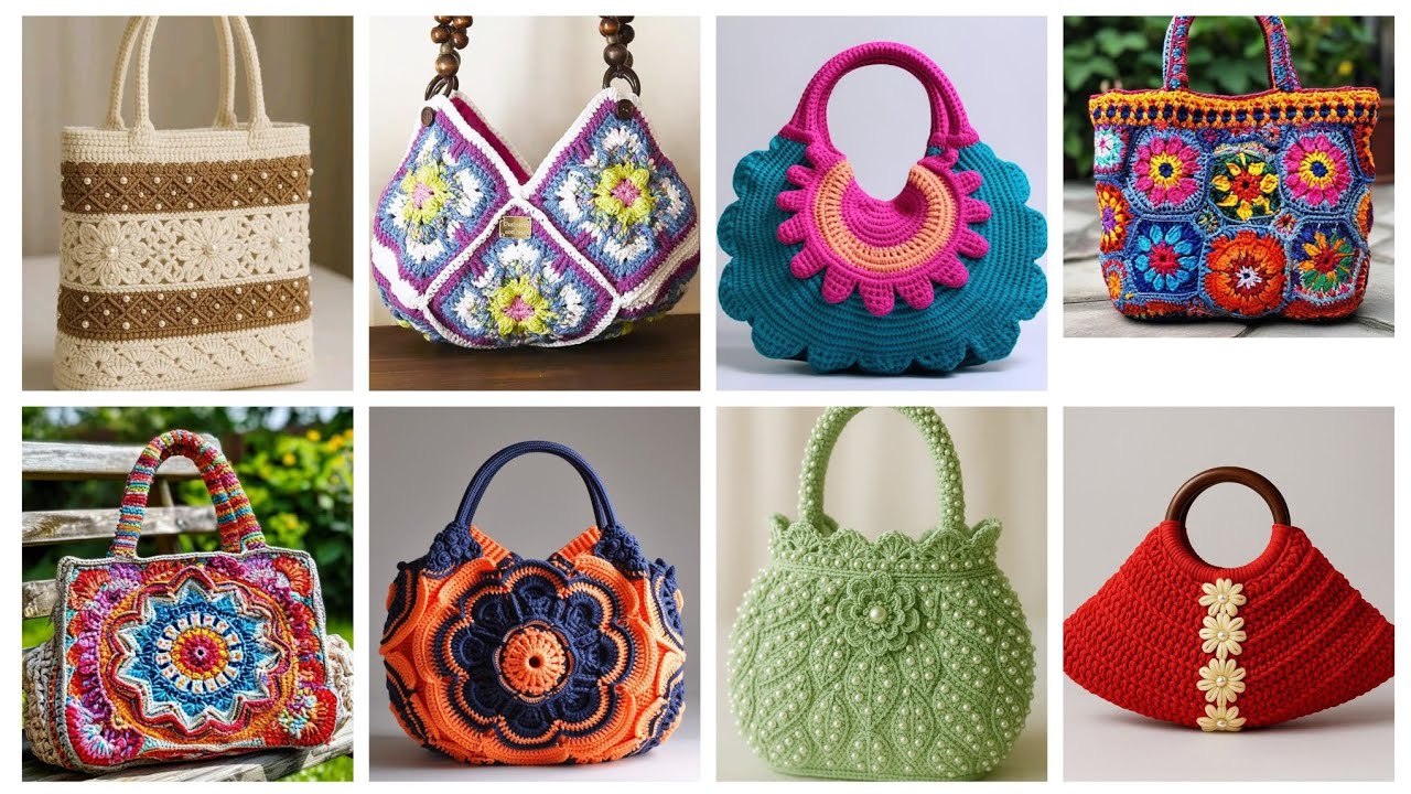 Более 200 привлекательных моделей женских сумок через плечо / новые стильные модели, связанные кр...