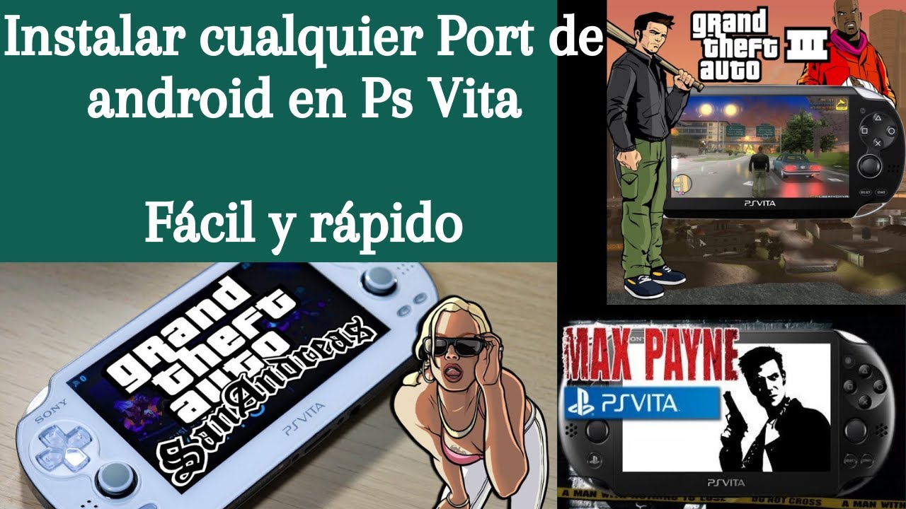 instala todo lo necesario para jugar ports de Android en ps Vita fácil