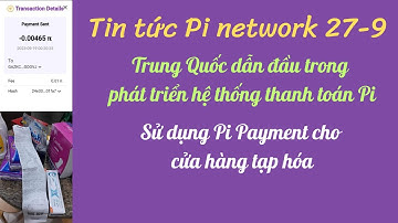 Sử dụng Pi Payment để thanh toán cho cửa hàng tạp hóa ( Pi network)