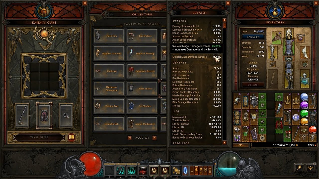 Diablo 3 Test Hexing pants and skill dmg