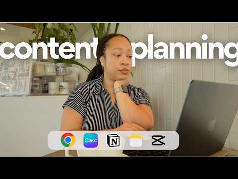 how I plan a month's worth of content, in ONE day