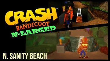 Creating a CRASH BANDICOOT Fangame | N. Sanity Beach Creation & Gameplay