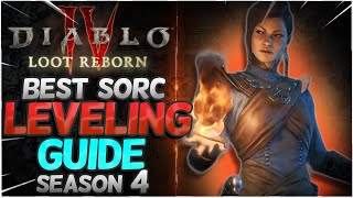 Diablo 4 Sorceress Firewall Leveling Build Season 4!