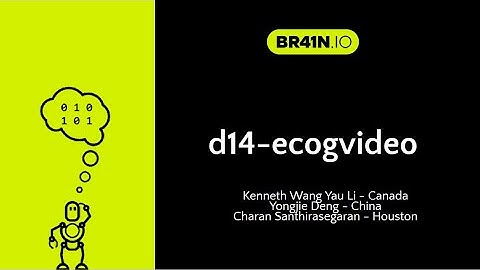 Spring School 2023 BR41N.IO Hackathon - 3rd Place of Data Analysis Projects: d14-ecogvideo